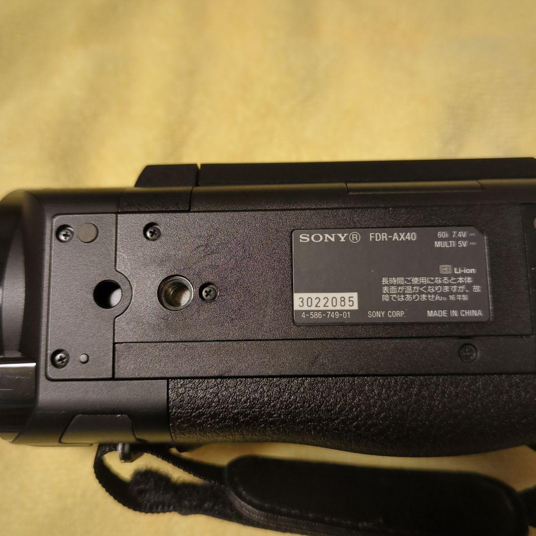 SONY 4K ハンディカム FDR-AX40本体