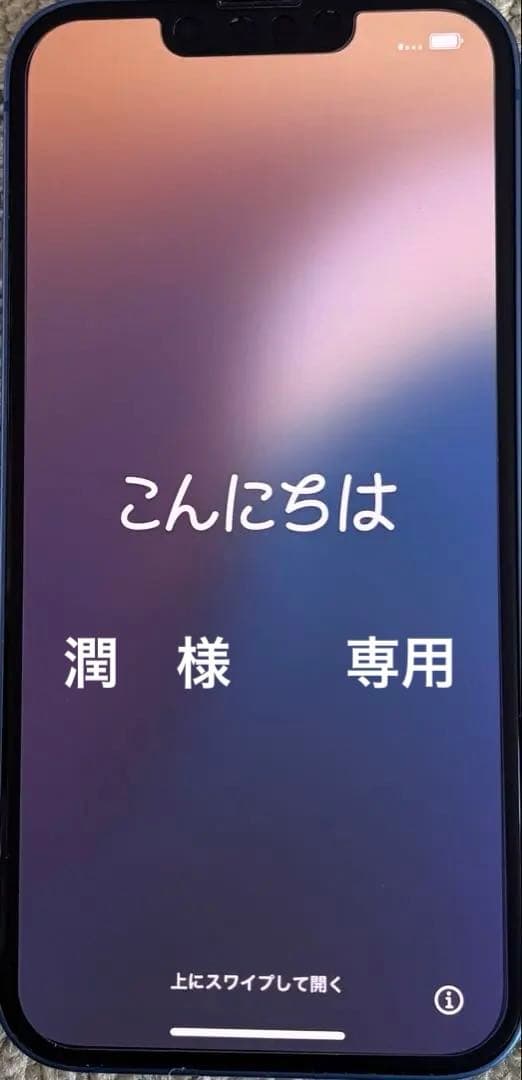 AppIe iPhone 13 ブルー