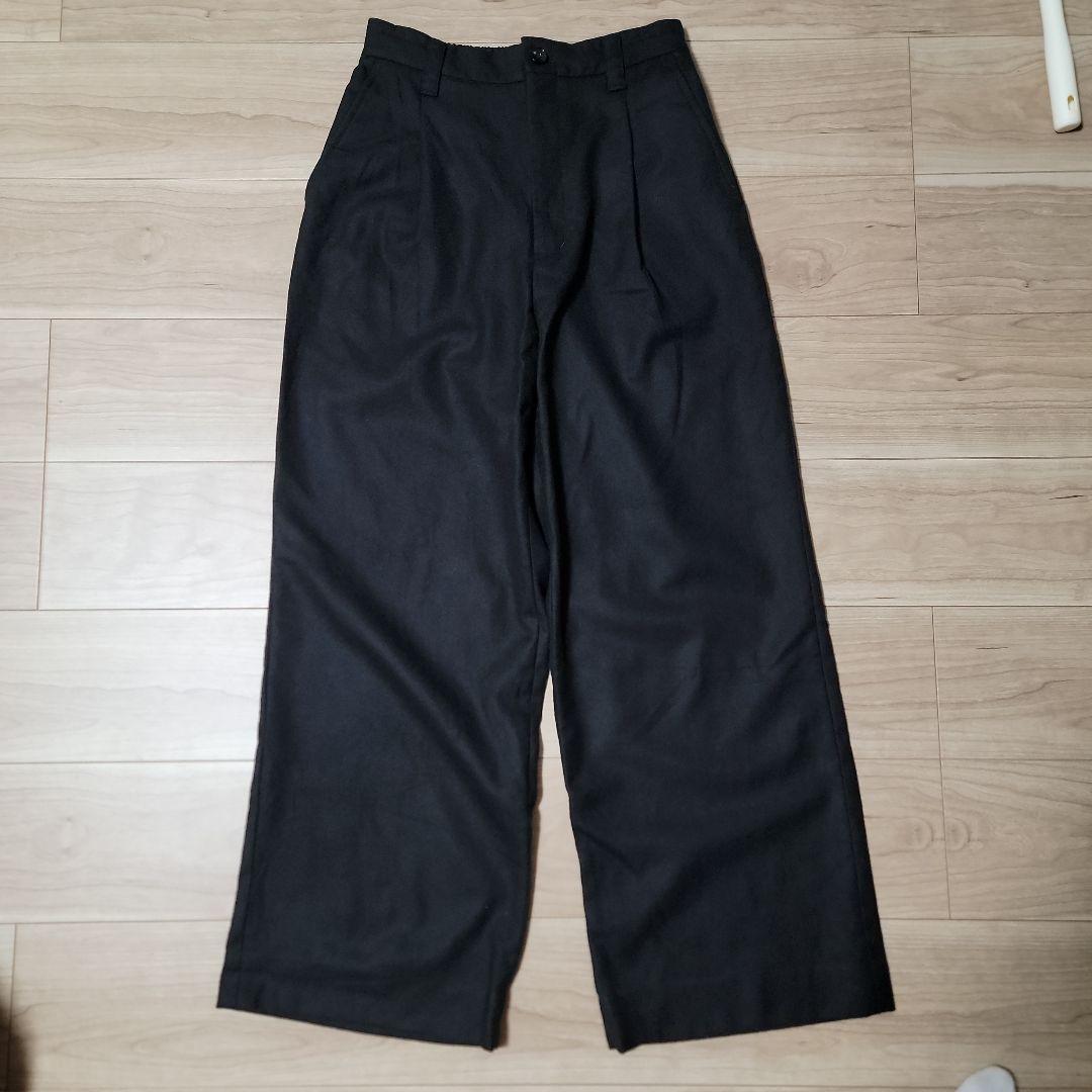 メゾンスペシャル　ワイドスラックス　デッドストックファブリック