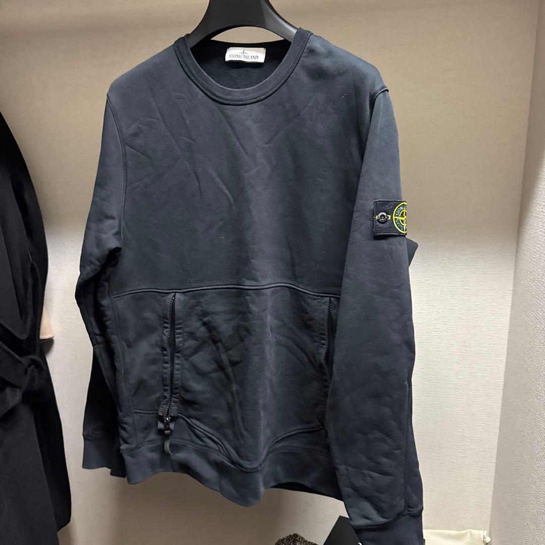 STONE  ブラック トレーナー L