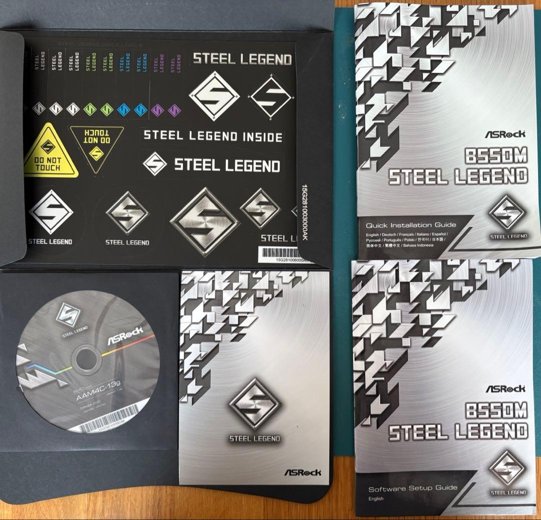 ASRock B550M STEEL LEGEND｜mATX【ジャンク】