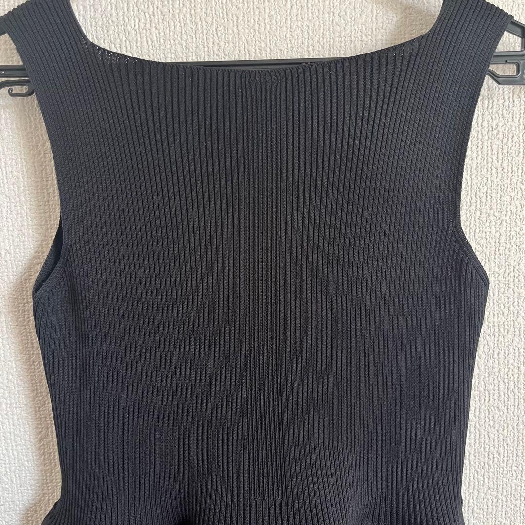 希少CFCL POTTERY スクエアネックフレアノースリーブ