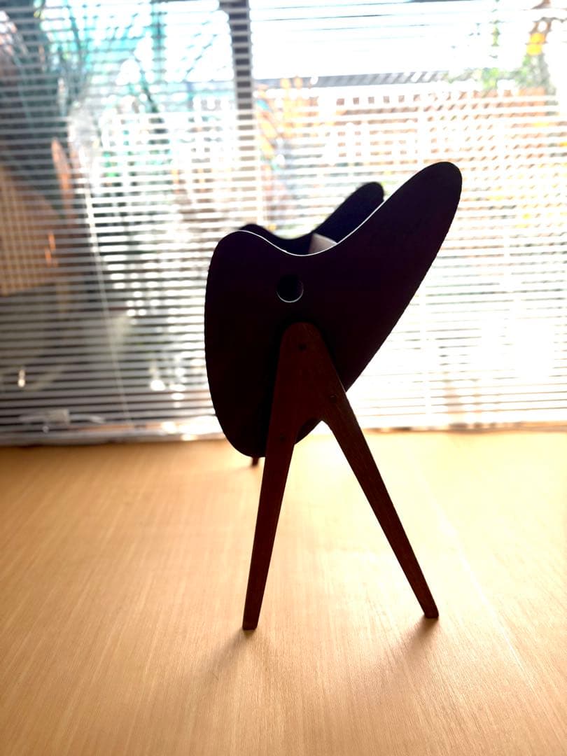 北欧家具　チーク製ヴィンテージマガジンラック