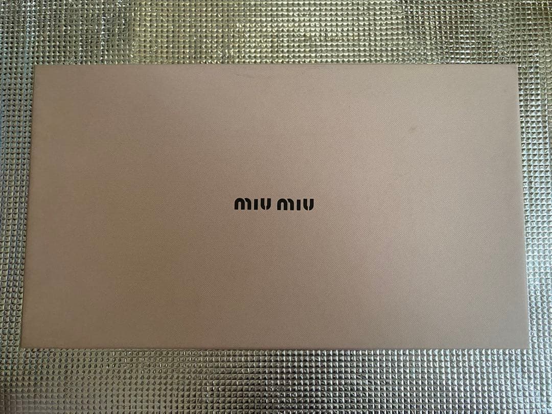 MIU MIU 水色 トングサンダル