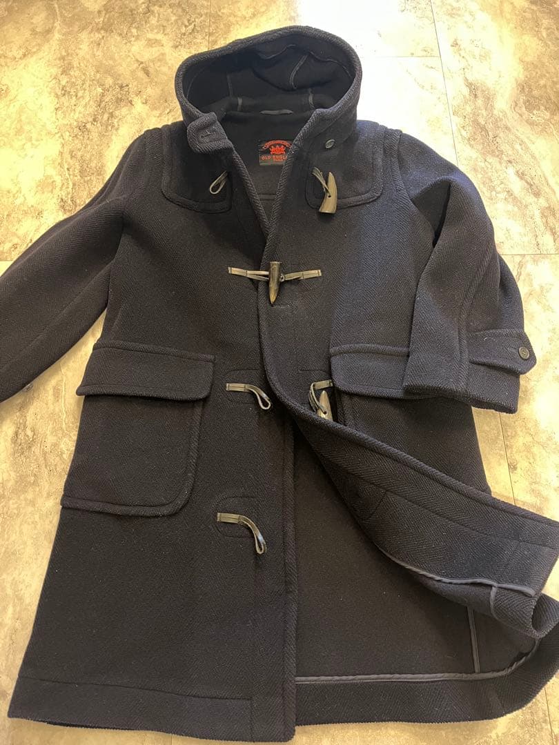 OLD ENGLAND オールドイングランド ダッフルコート　ネイビー　8
