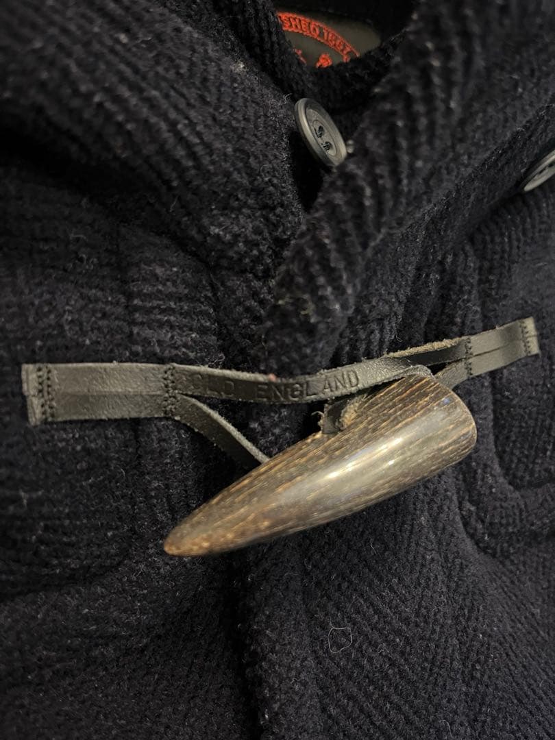 OLD ENGLAND オールドイングランド ダッフルコート　ネイビー　8