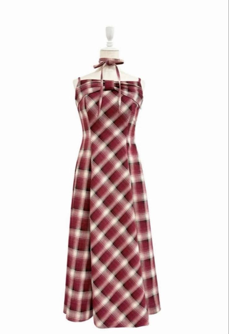 Rosé Muse ロゼミューズ Front ribbon cami dress