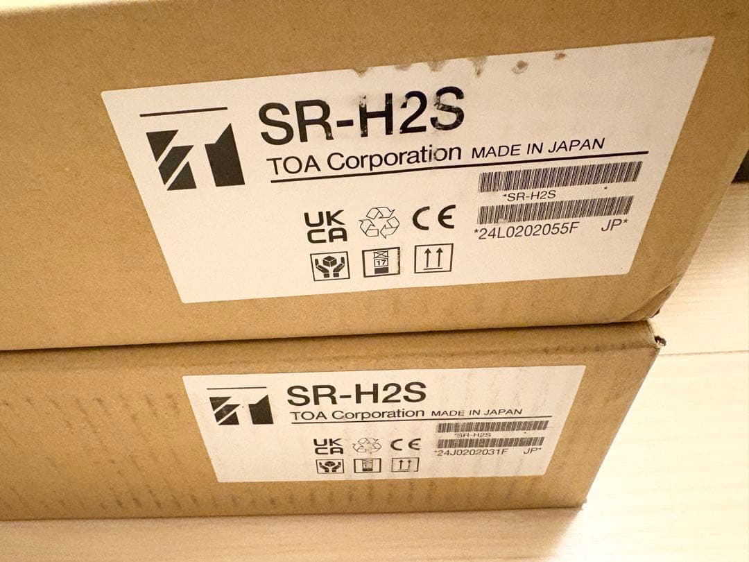 未開封品 TOA製 SR-H2S ラインアレイ スピーカー