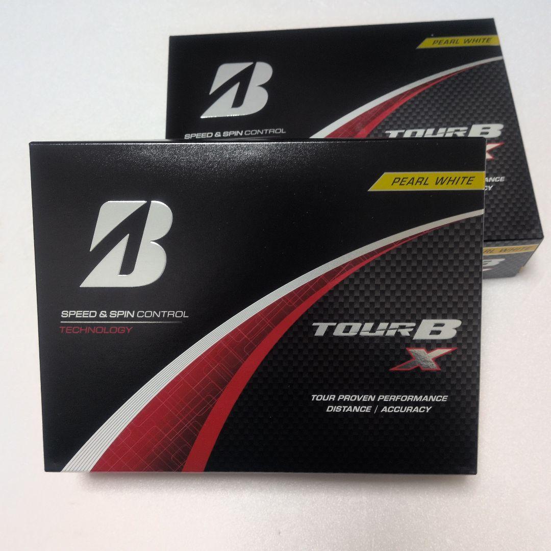 ☆新品☆ブリヂストン TOUR B X ゴルフボール パールホワイト 2ダース