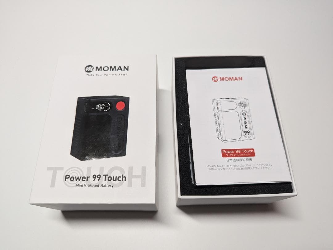 Moman Power 99 Touch Vマウントバッテリー