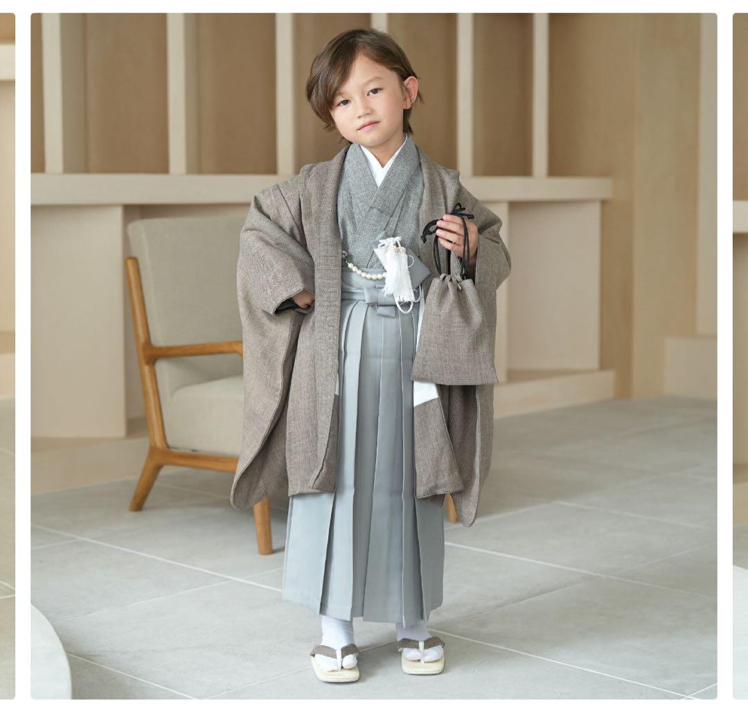【美品！】七五三　５歳　着物　かぷり　utatane