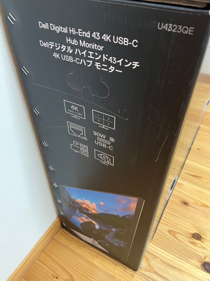 Dell 43インチ 4K USB-C ハブ モニター　U4323QE