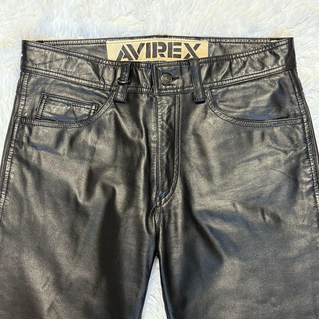 アビレックス　レザーパンツ　牛革　サイズXL