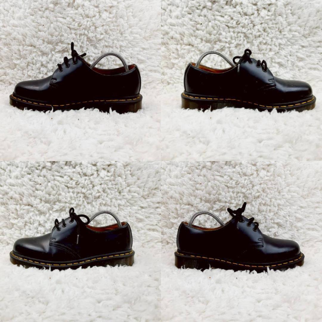 美品 25㎝◎Dr.Martens ドクターマーチン 革靴 3ホールブーツ 黒
