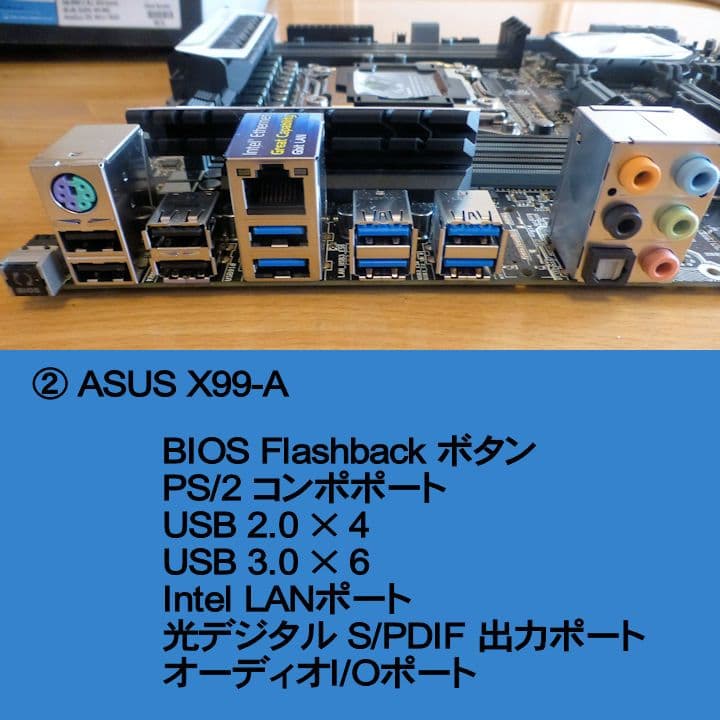 Intel Core i7-5820K + ASUS X99-A セット