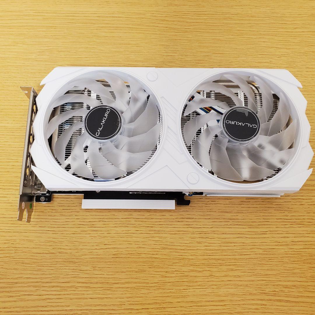 RTX 4060 8GB グラボ 玄人志向 NVIDIA GEFORCE 白色