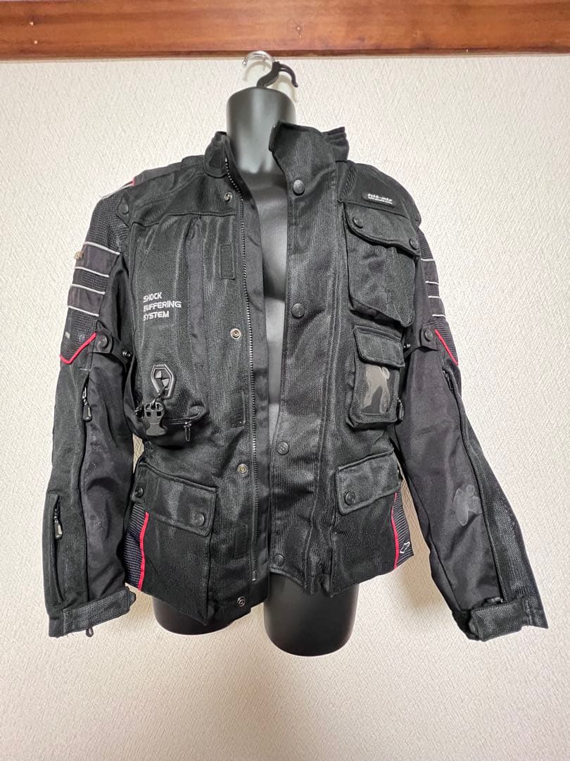 HIT AIR バイクジャケット ブラック