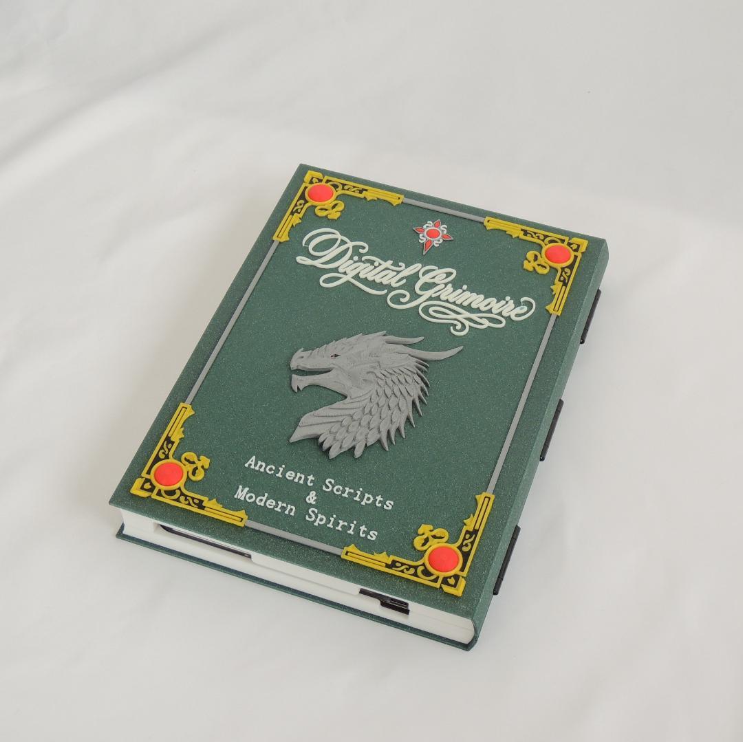 IdeaPad Duet専用3Dプリント・ハードケース【竜の魔導書】