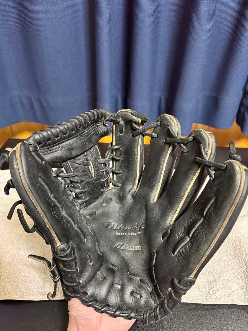 Mizuno pro 硬式野球グローブ 黒　おまけ付き