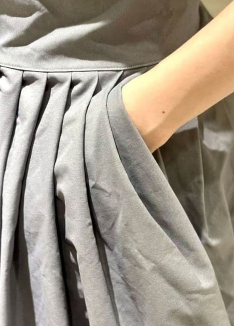 新品　Dean &DeLuca ×ビームス　フレアエプロンドレス　グレー　完売品