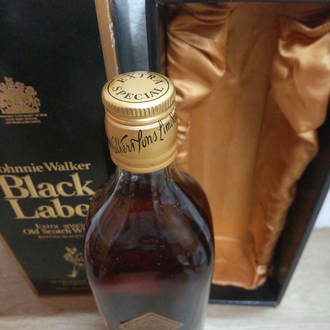 古酒　ジョニーウォーカー黒ラベル2本