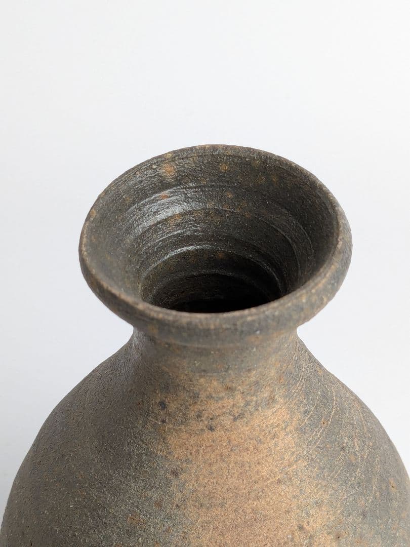 中里隆　唐津南蛮徳利　共箱　　　唐津徳利　中里太郎右衛門　中里無庵