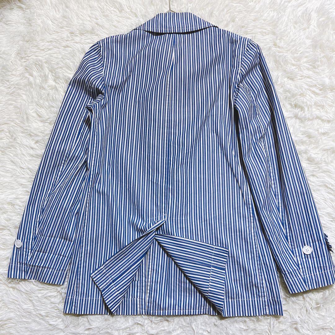 良品⭐️コムデギャルソンオムプリュス　ストライプジャケット　ダブルブレスト　メンズ