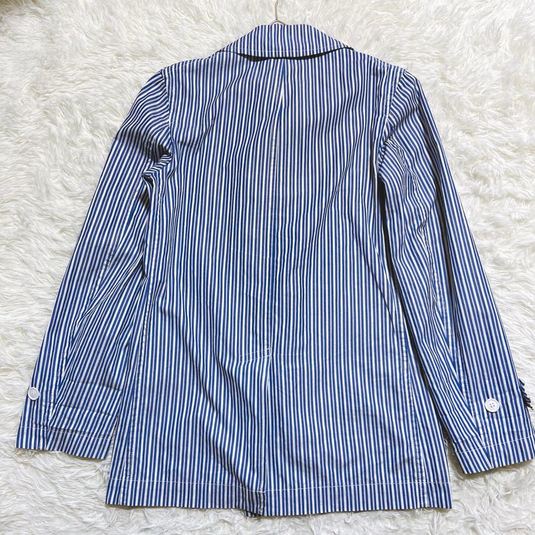 良品⭐️コムデギャルソンオムプリュス　ストライプジャケット　ダブルブレスト　メンズ
