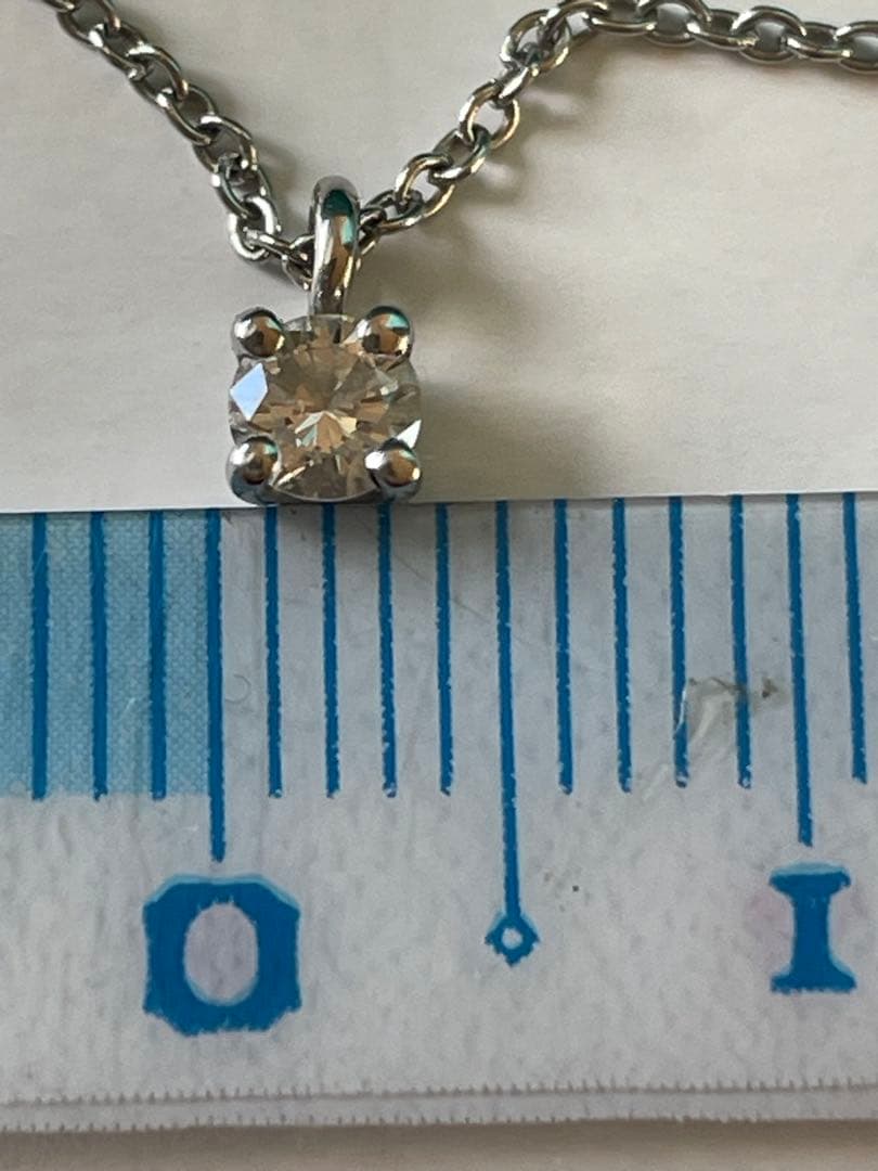 Tiffany & Co. ソリティアダイヤモンドPT950♡名古屋三越購入品♡