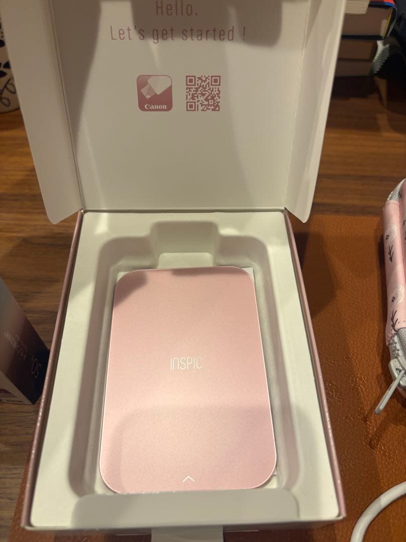 Canon inspic PV-223ピンク シマエナガ