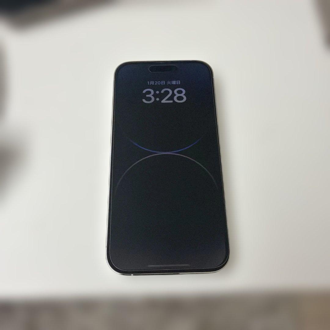 【極美品】iPhone14pro ホワイト 本体 256GB SIMフリー