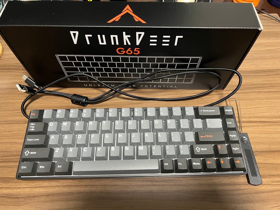 DrunkDeer G65 ラピッドトリガー 磁気スイッチ ゲーミングキーボード