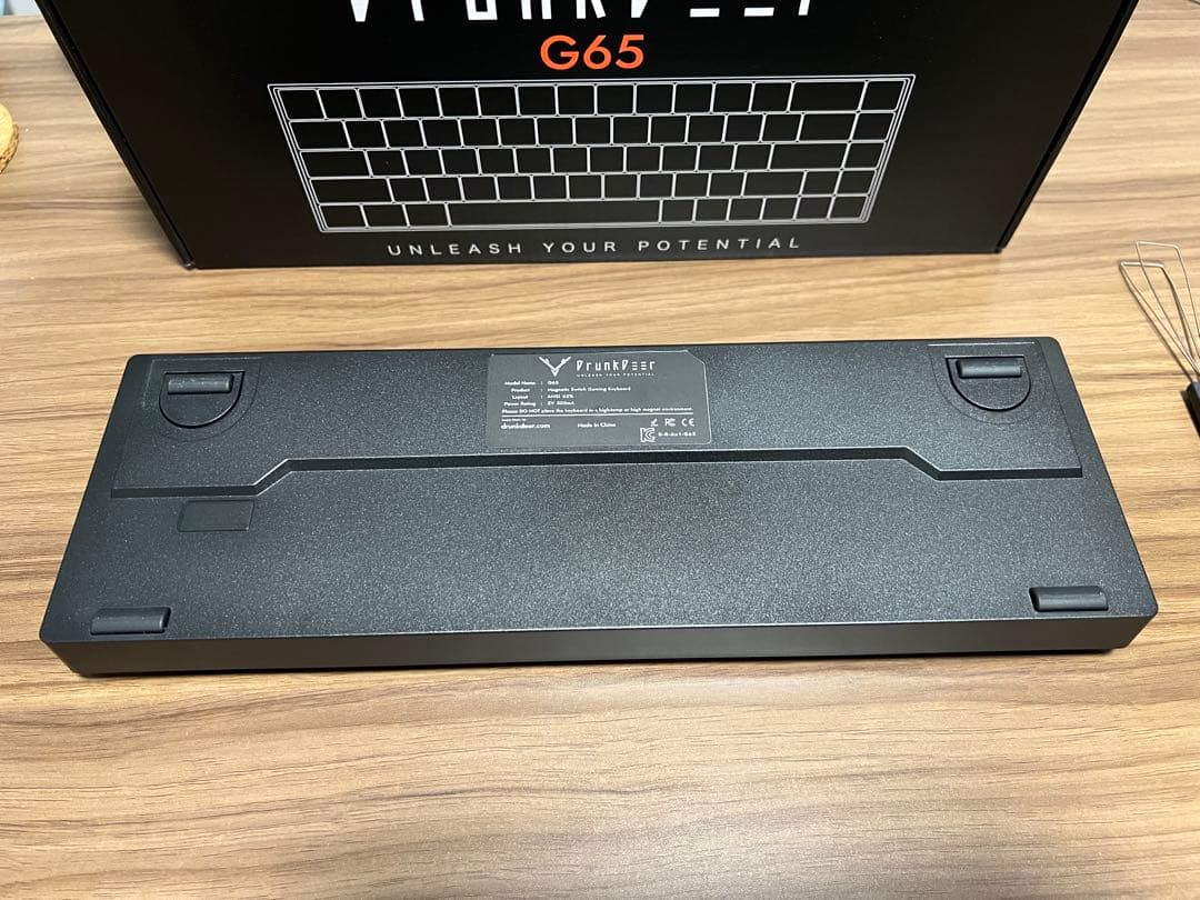 DrunkDeer G65 ラピッドトリガー 磁気スイッチ ゲーミングキーボード