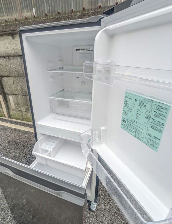 ★2023年製 AQUA 135L 冷凍冷蔵庫【AQR-14N】シルバー 美品