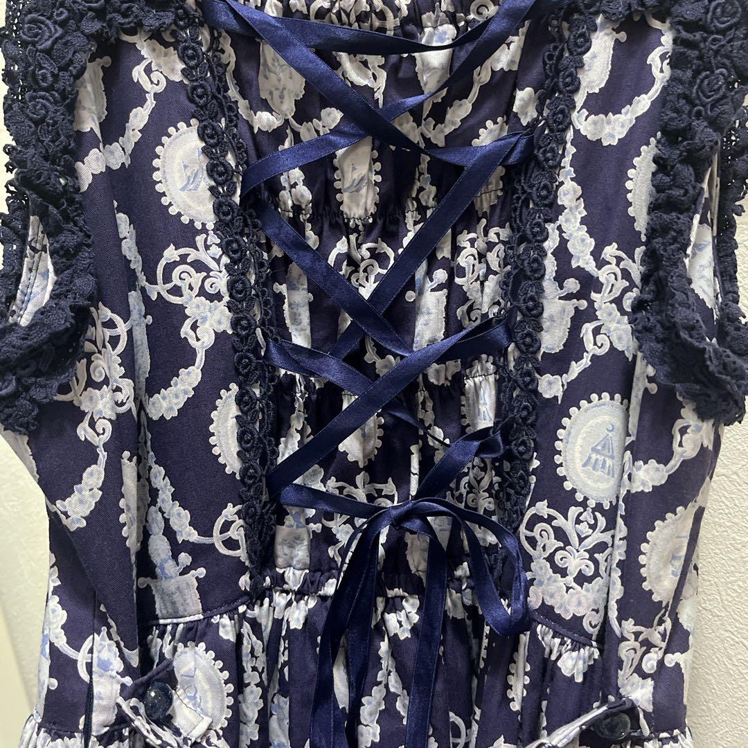 BABY サーカス柄JSK ＆ ボンネットセット