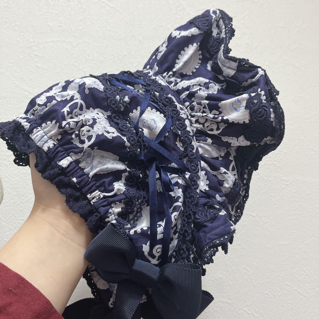 BABY サーカス柄JSK ＆ ボンネットセット