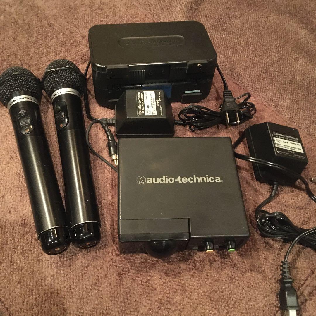 オーディオテクニカ　無線マイクセット　充電器　受信機