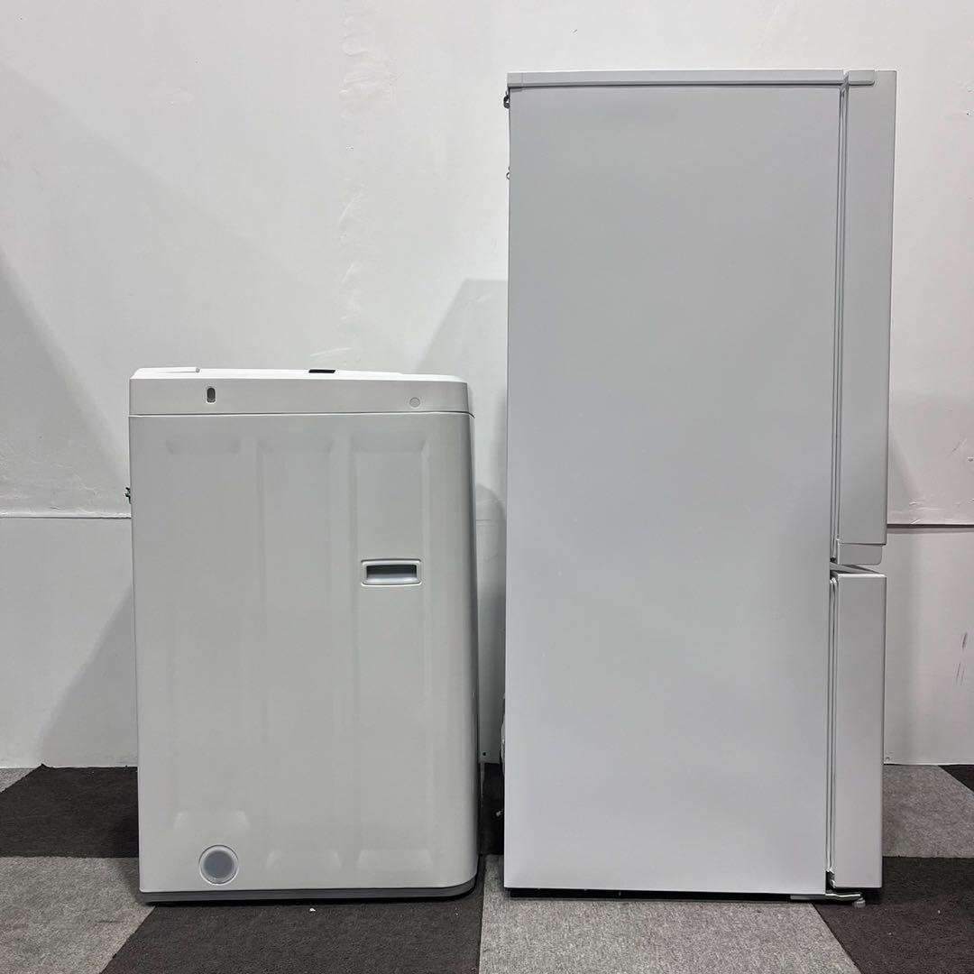 ヤマダ 生活家電2点セット 冷蔵庫 156L 洗濯機 6kg My2018