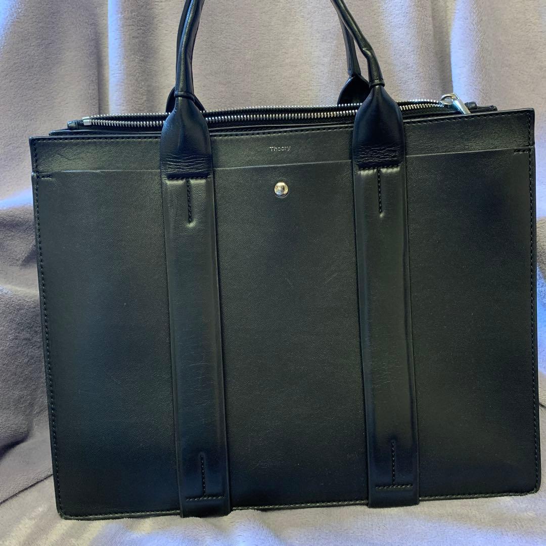 Theory 本革バッグ黒