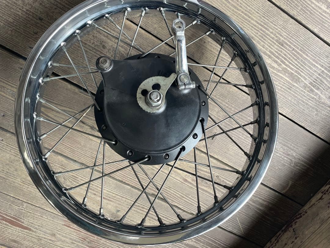 純正250TRリアバイク用スポークホイール スプロケット付き