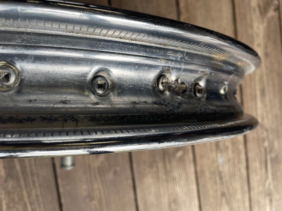 純正250TRリアバイク用スポークホイール スプロケット付き