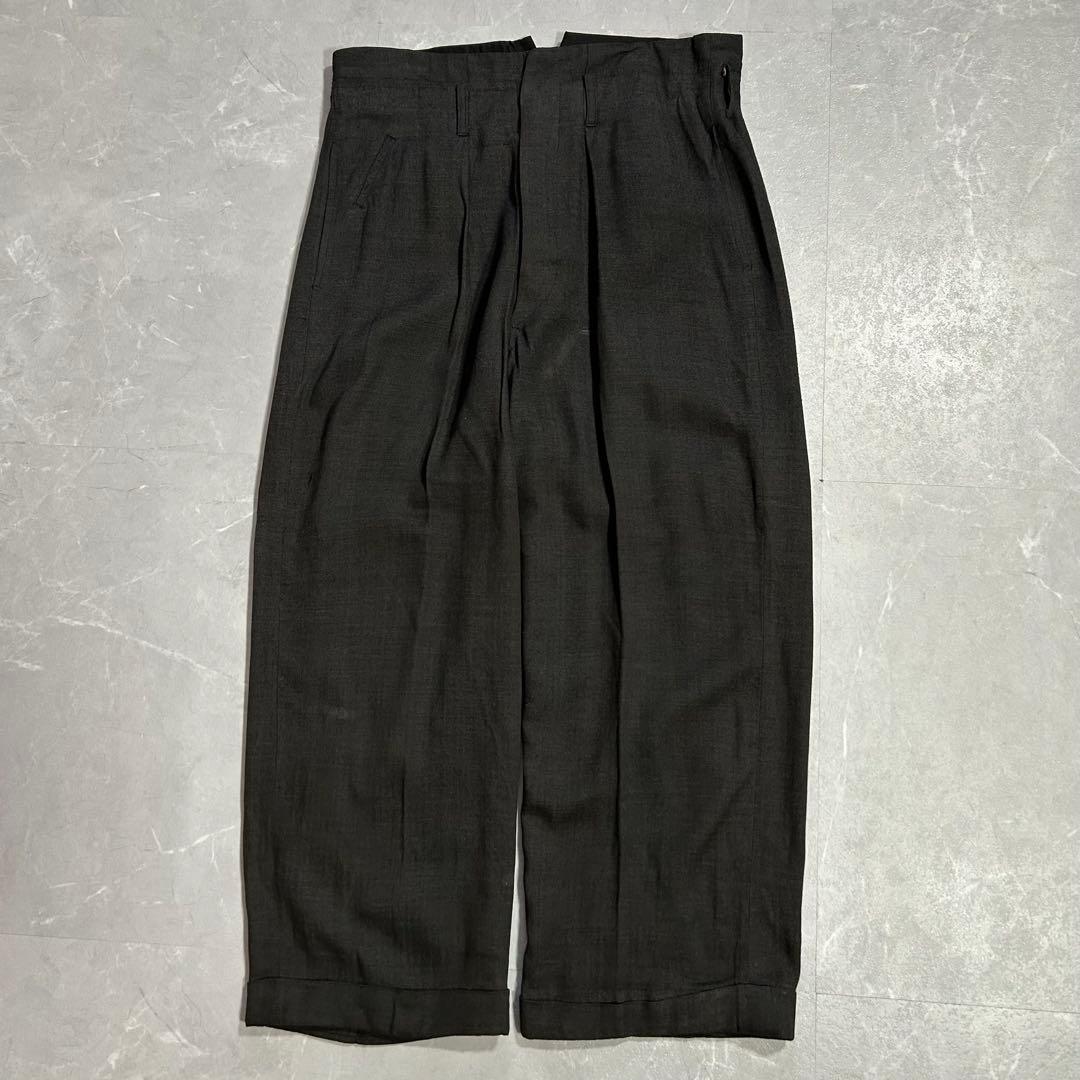 50s ヴィンテージ ツータックスラックス DEPONIRT ワイド ロカビリー