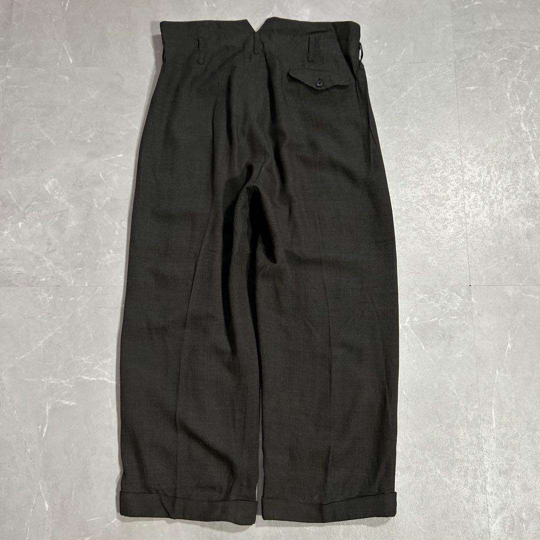 50s ヴィンテージ ツータックスラックス DEPONIRT ワイド ロカビリー