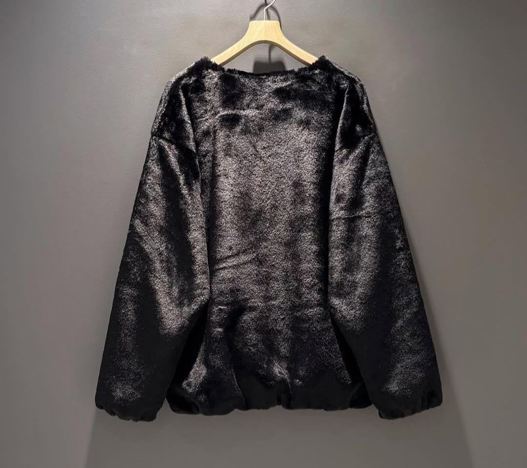 トップス SSZ FAKE FUR CREW