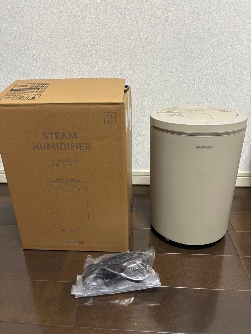IRIS OHYAMA スチーム加湿器 KHM-MH60-C ライトモカ