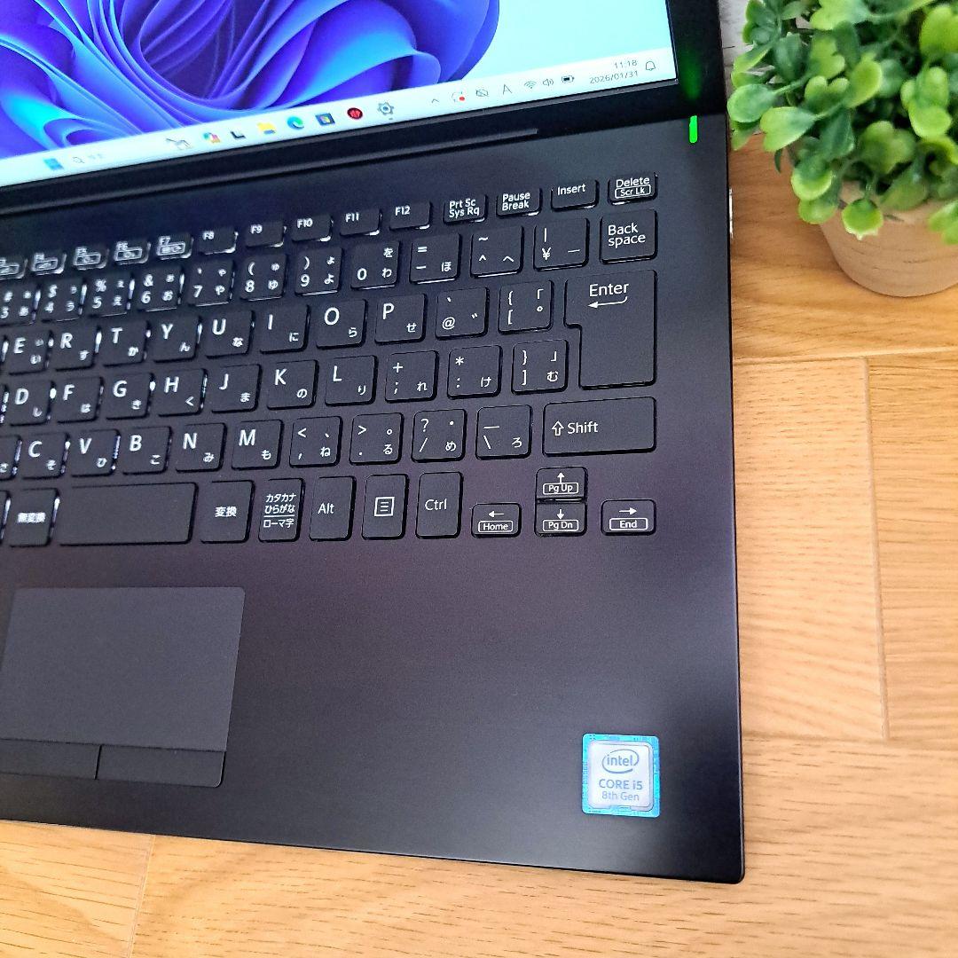 VAIO ノートパソコン オフィス付き 第8世代 Webカメラ 爆速SSD