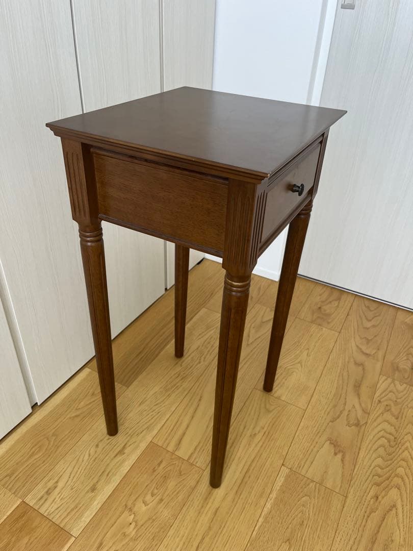 【良品】アンティーク風 コンソールテーブル サイドテーブル
