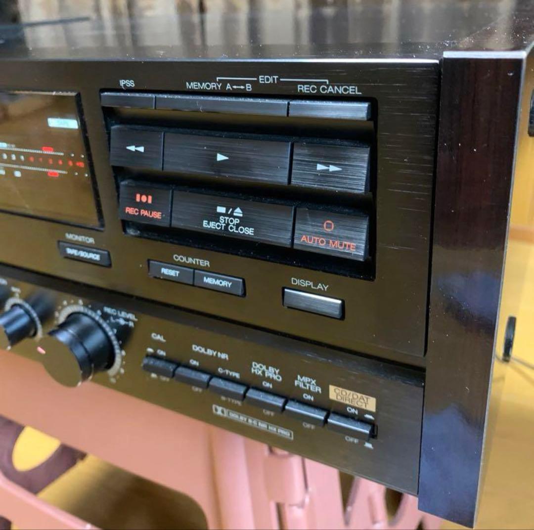 【中古】A&D GX-Z7100LTD 3ヘッドカセットデッキ 限定版リモコン付