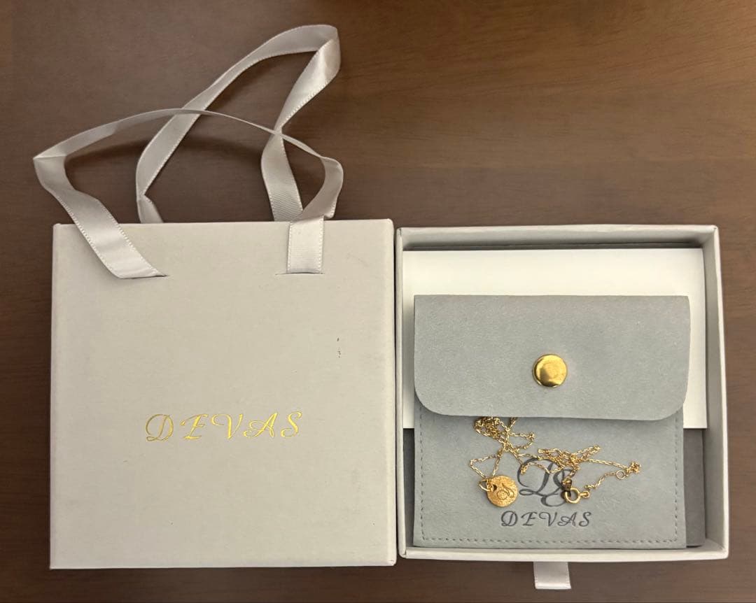 K18 ネックレス 刻印付き