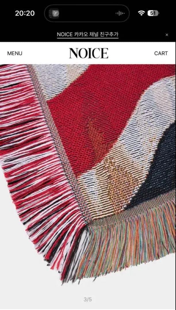 OASIS × NOICE ユニオンジャック ブランケット 韓国限定